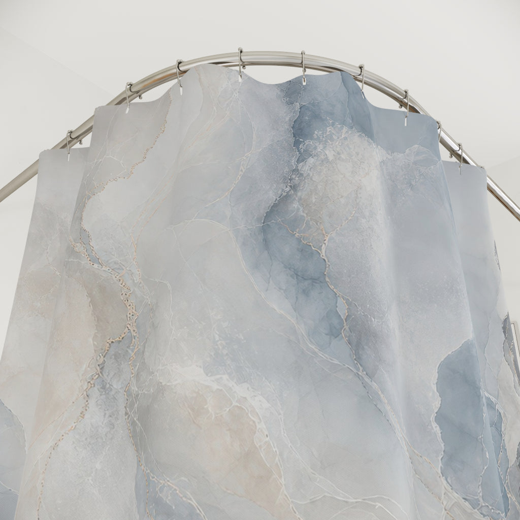 Marble Abstract Stone Shower Curtain