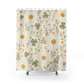 Yellow Daisy Flower Shower Curtain
