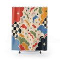 Checkered Retro Shower Curtain