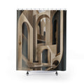 Modern Hotel Atrium Shower Curtain