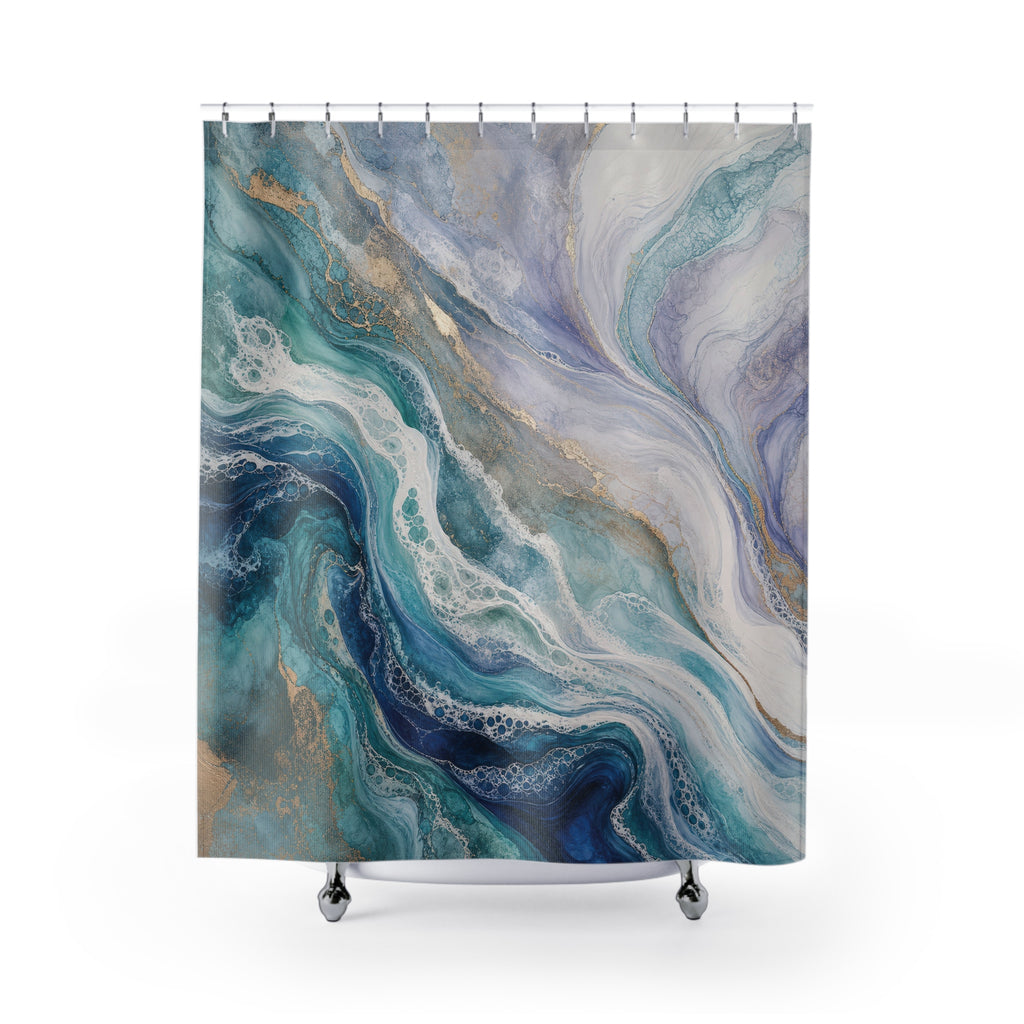 Tidal Marble Dream Shower Curtain