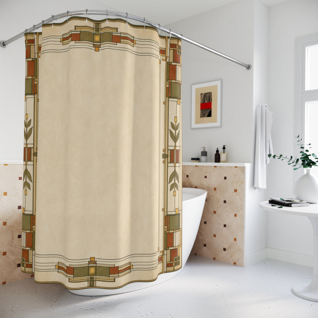 Prairie Border Shower Curtain