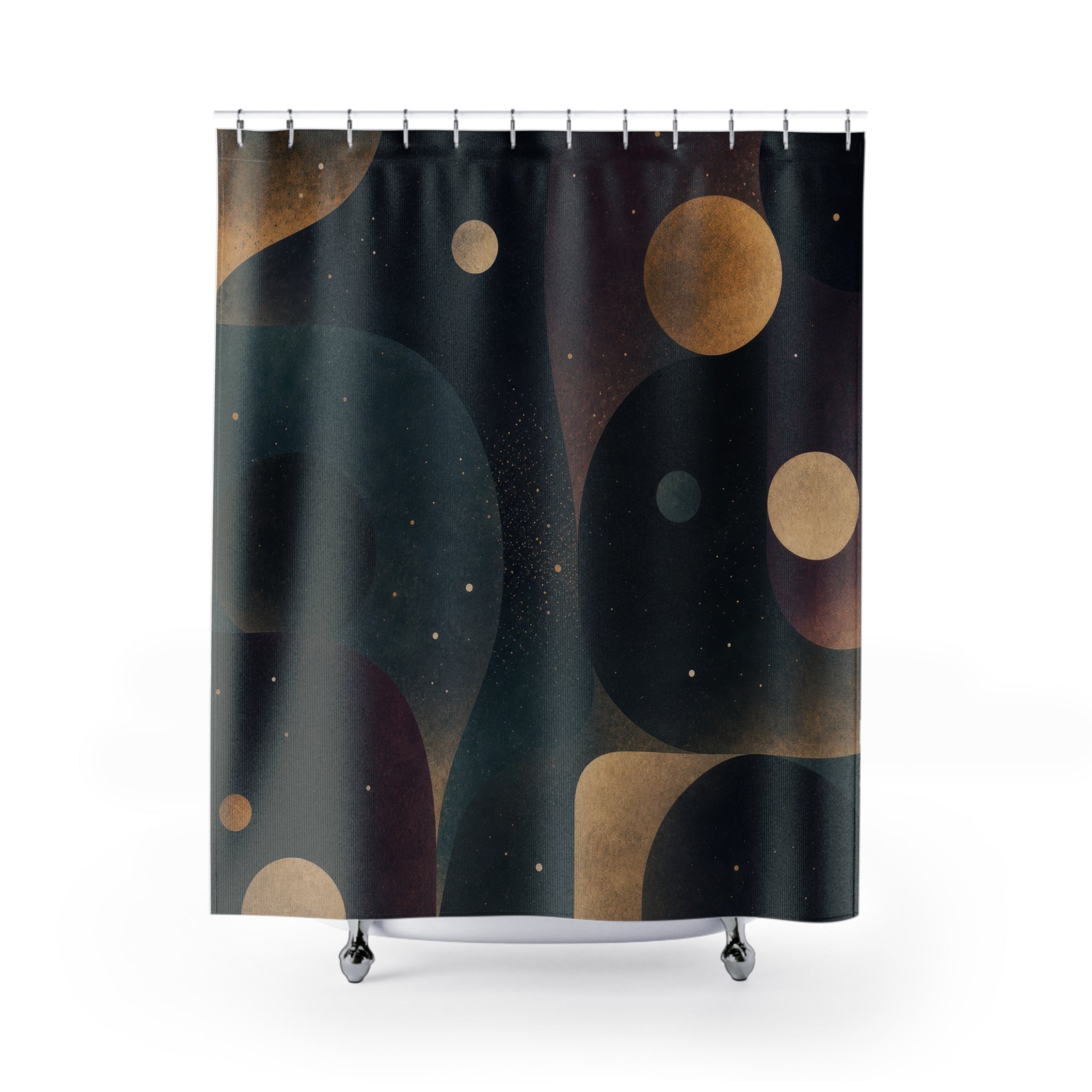 Planetarium Colorfield Shower Curtain