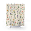 Spring Flower Floral Shower Curtain