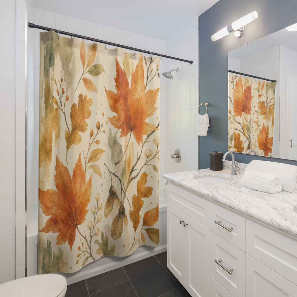 Fall Leaf Autumn Shower Curtain