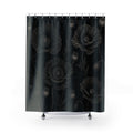 Gothic Poppy Flower Shower Curtain