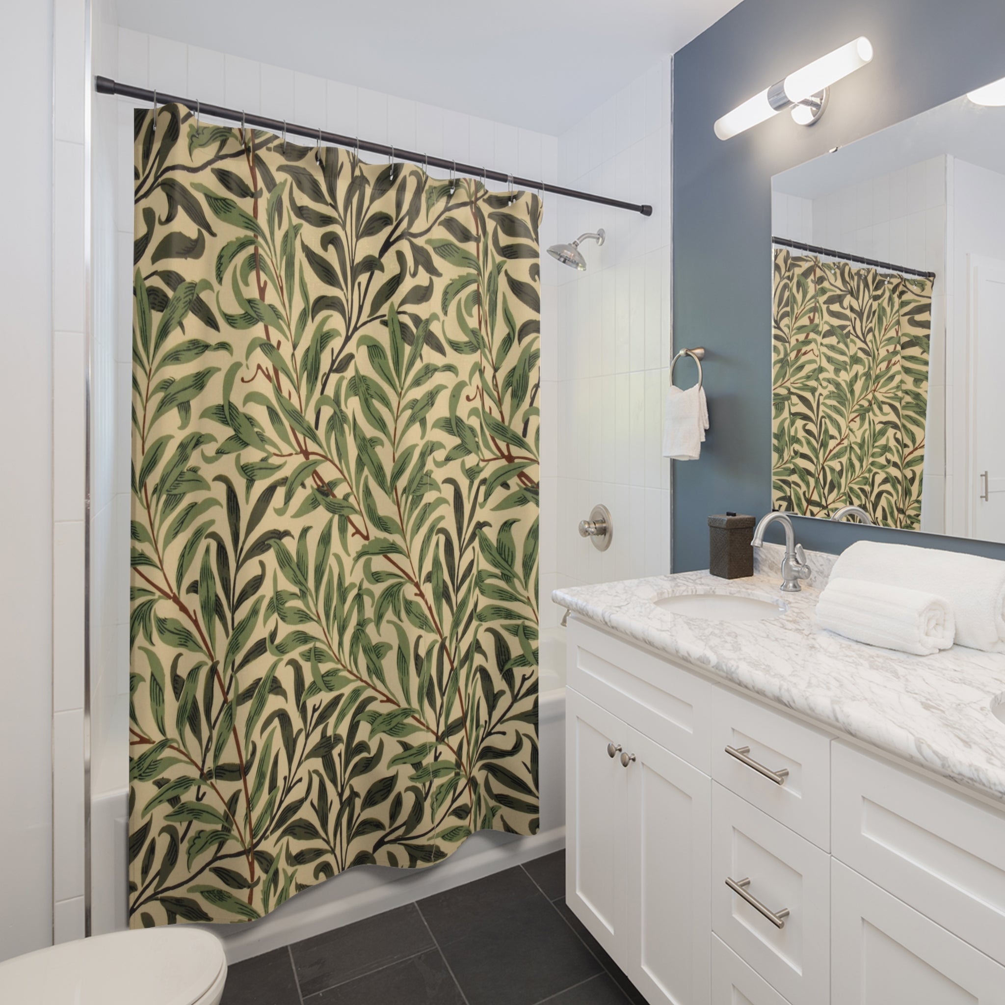 William Morris Willow Bough Shower Curtain