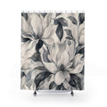 White Magnolia Botanical Shower Curtain