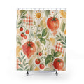 Tomato Girl Fruit Shower Curtain
