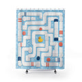 Rubber Duck Pipe Maze Shower Curtain