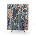 Folk Art Ocean Shower Curtain