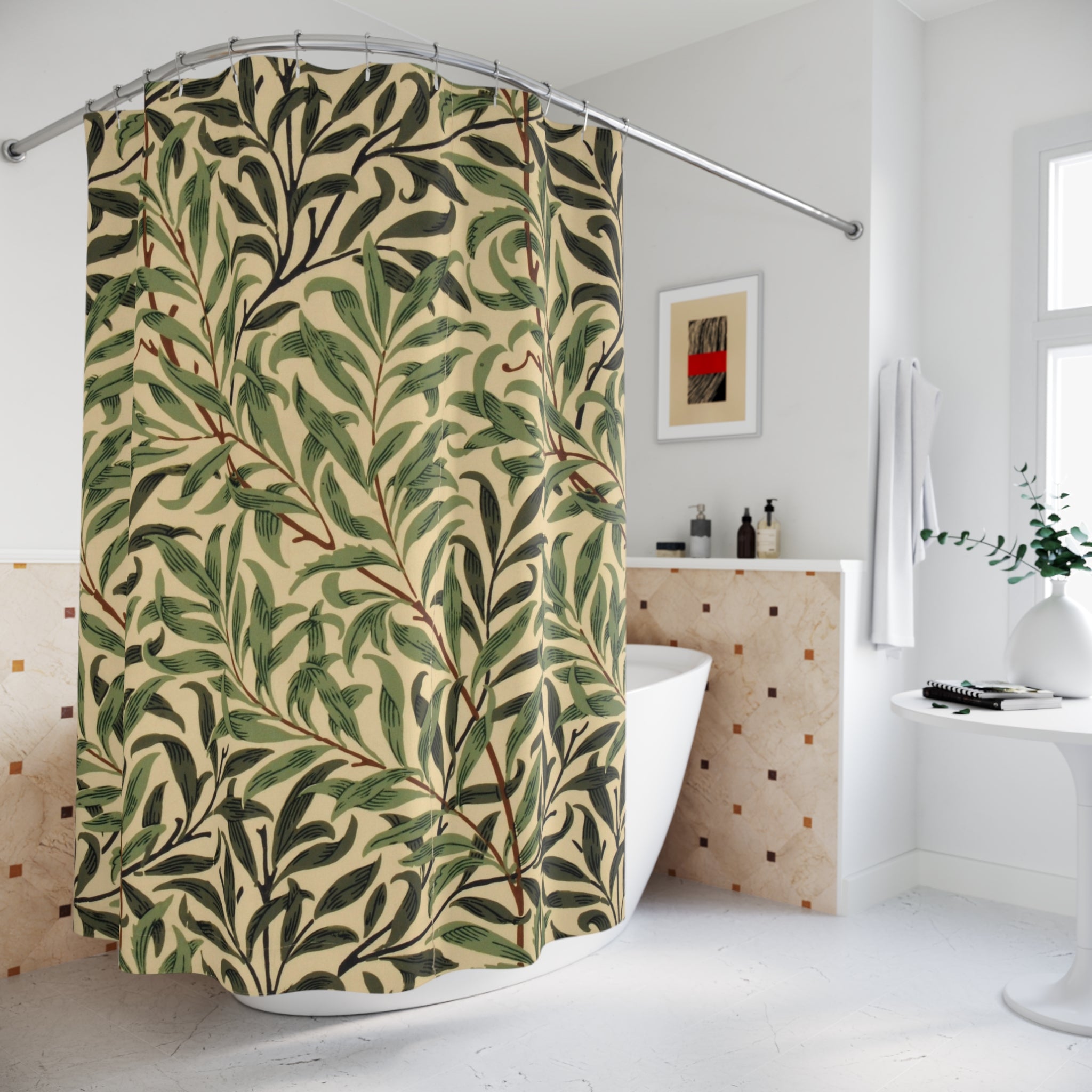 William Morris Willow Bough Shower Curtain