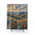 Impressionist Sage Hillside Shower Curtain