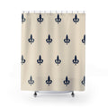 Fleur de Lis Shower Curtain: French Heraldic