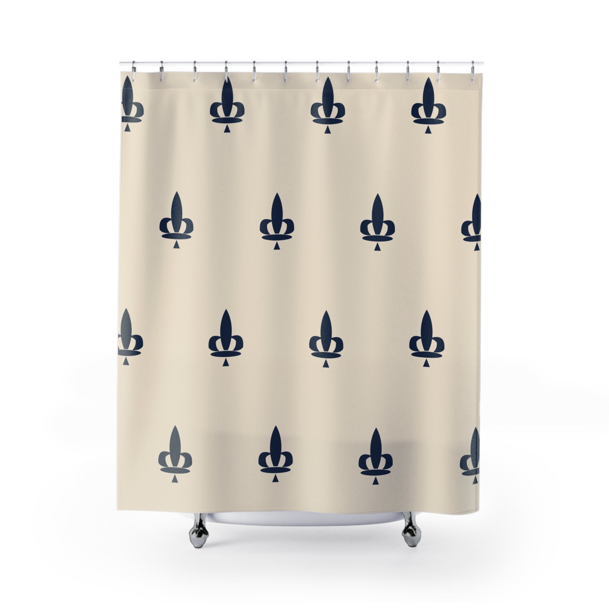 Fleur de Lis Shower Curtain: French Heraldic