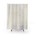 Patchwork Quilt White Farmhouse Shower Curtain