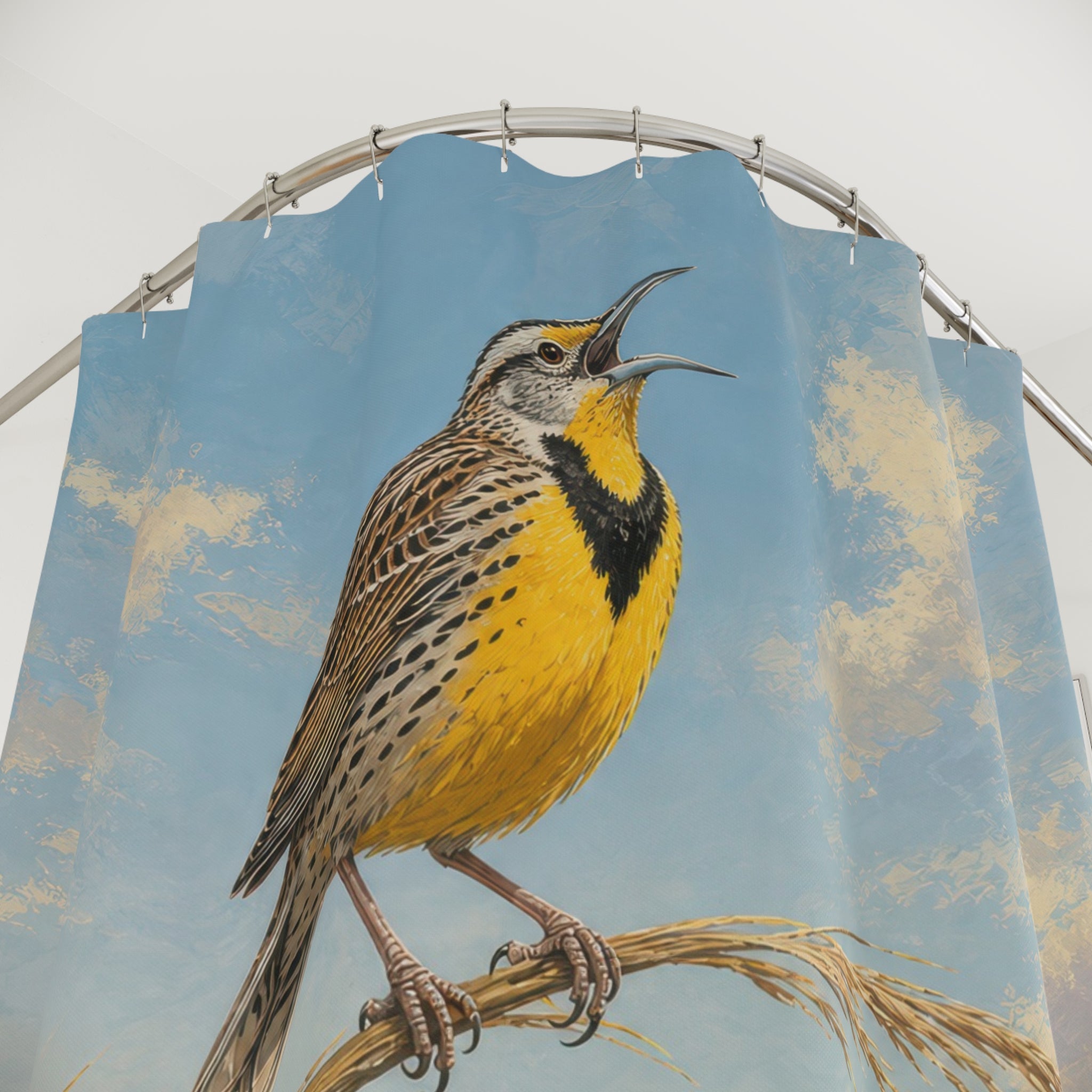 Meadowlark Prairie Dawn Shower Curtain