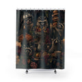 Raccoon Candlelight Banquet Shower Curtain