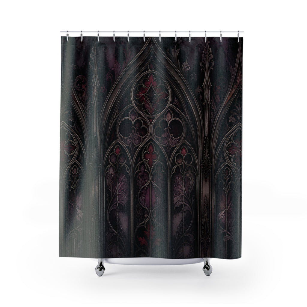 Cathedral Window Tracery Shower Curtain