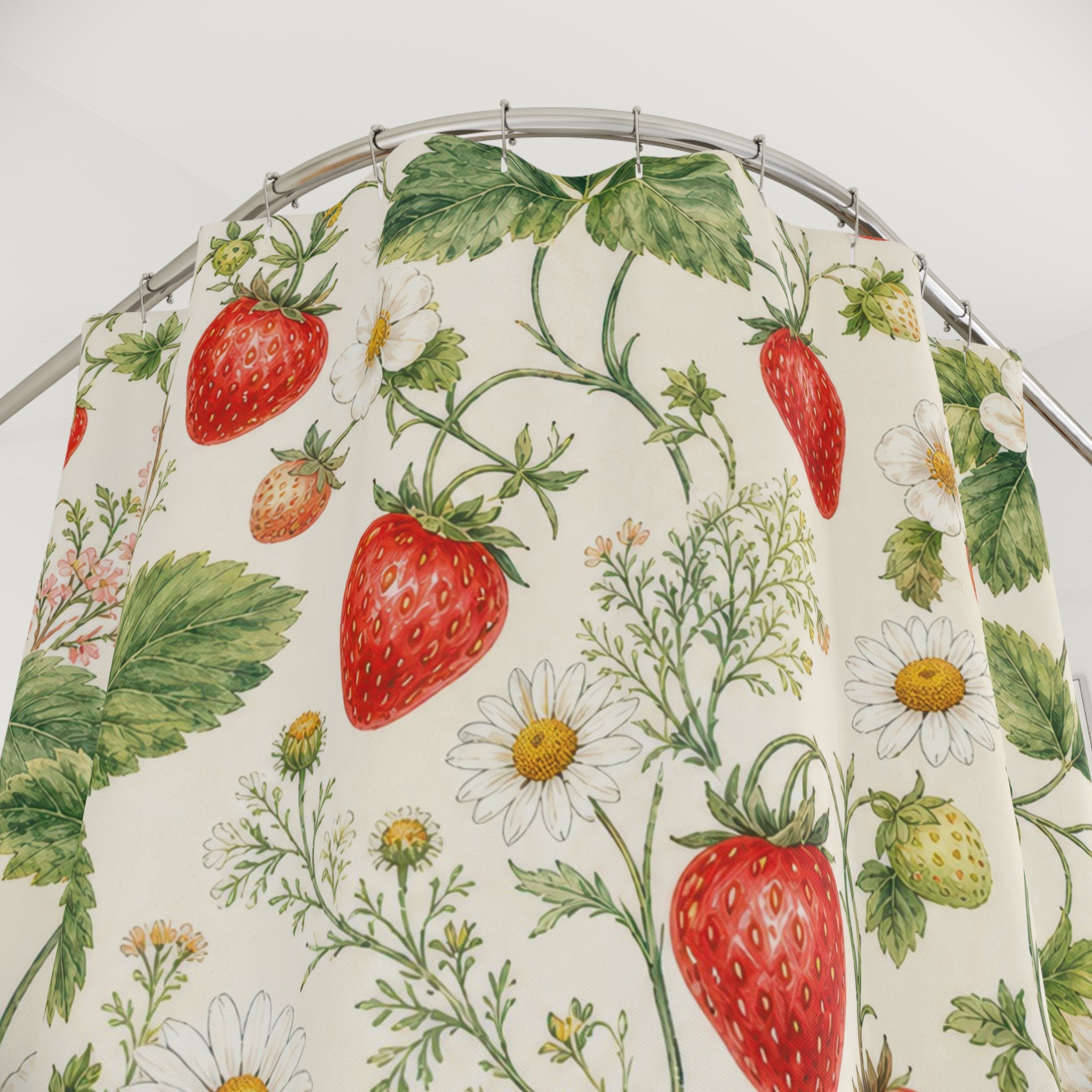 Strawberry Vine Shower Curtain