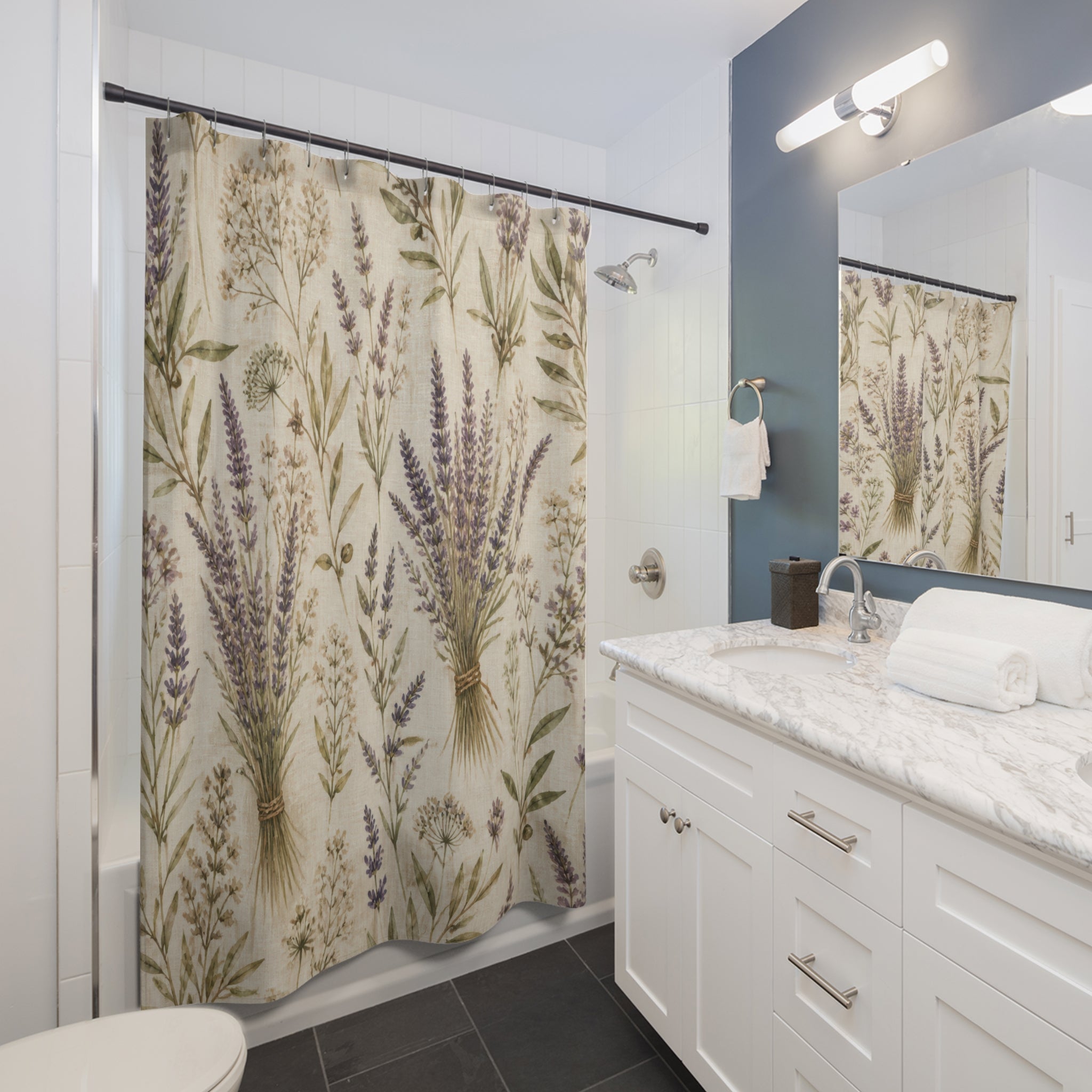 French Country Shower Curtain