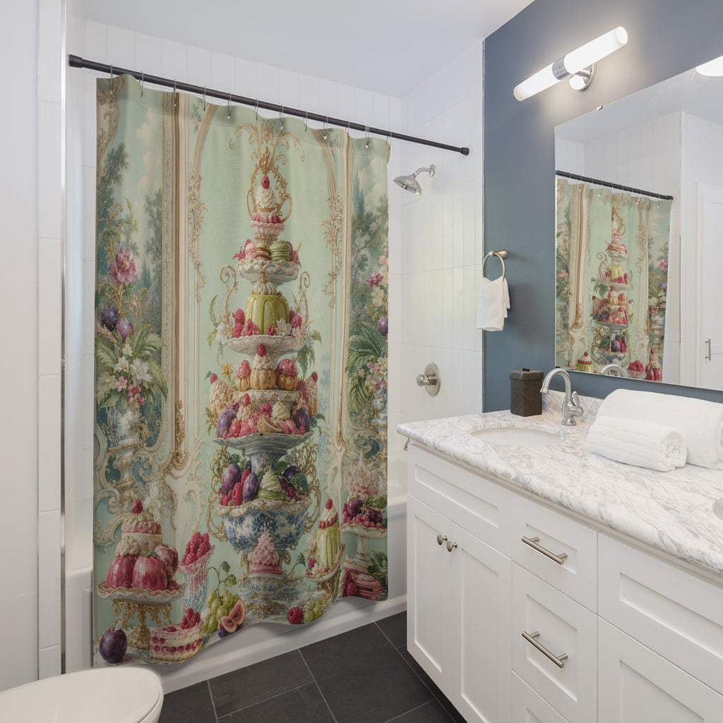 Rococo Patisserie Shower Curtain