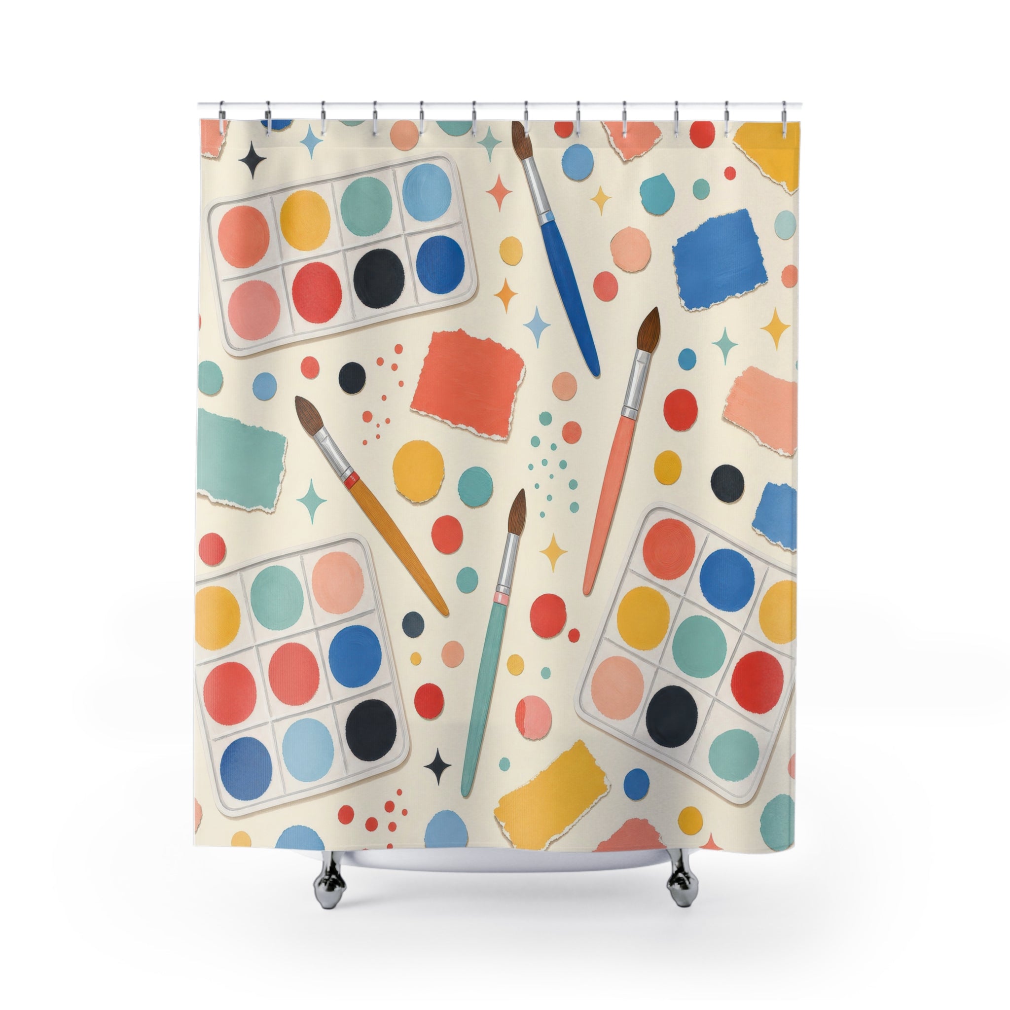 Kids Art Shower Curtain
