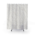 White Damask Shower Curtain