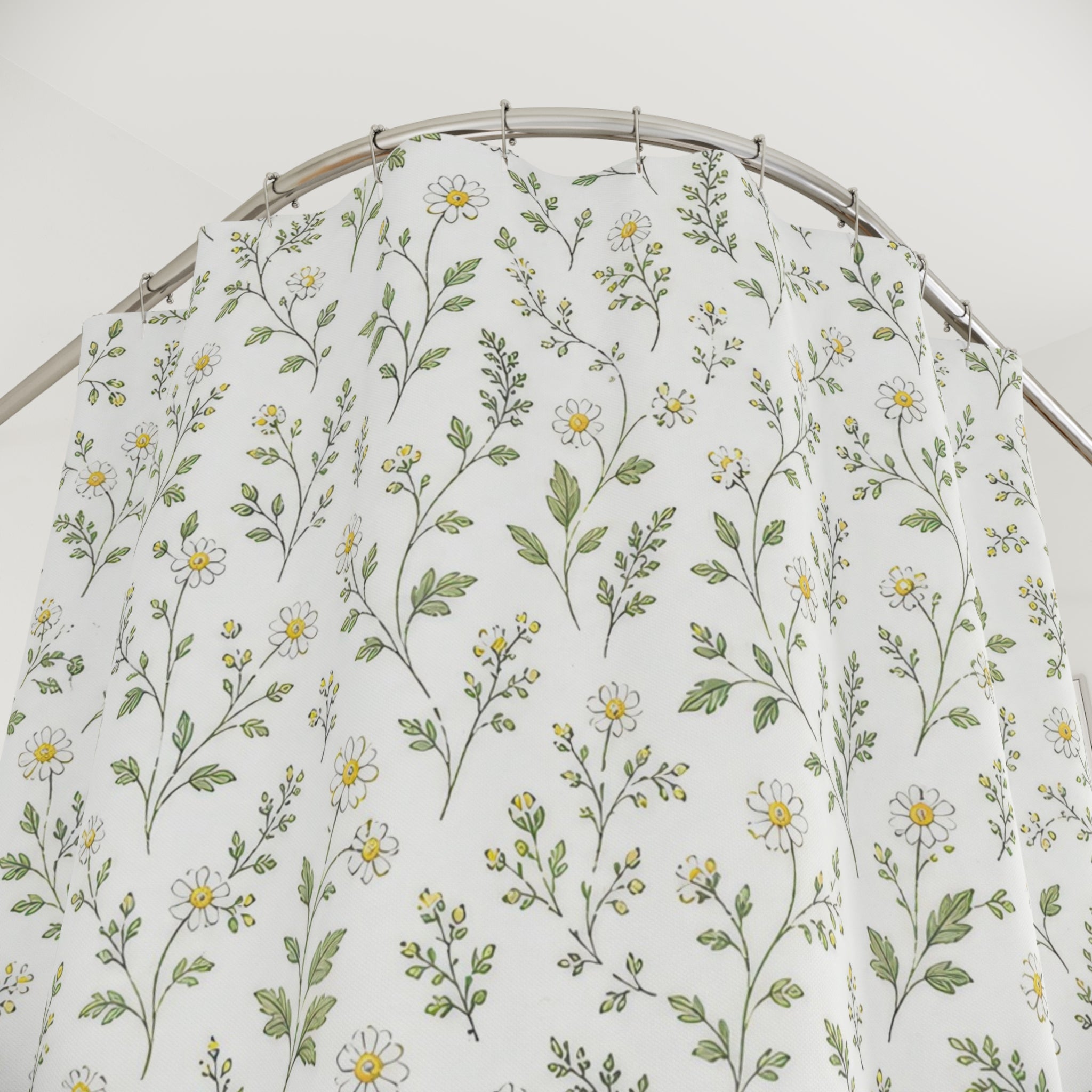 Daisy Botanical Shower Curtain