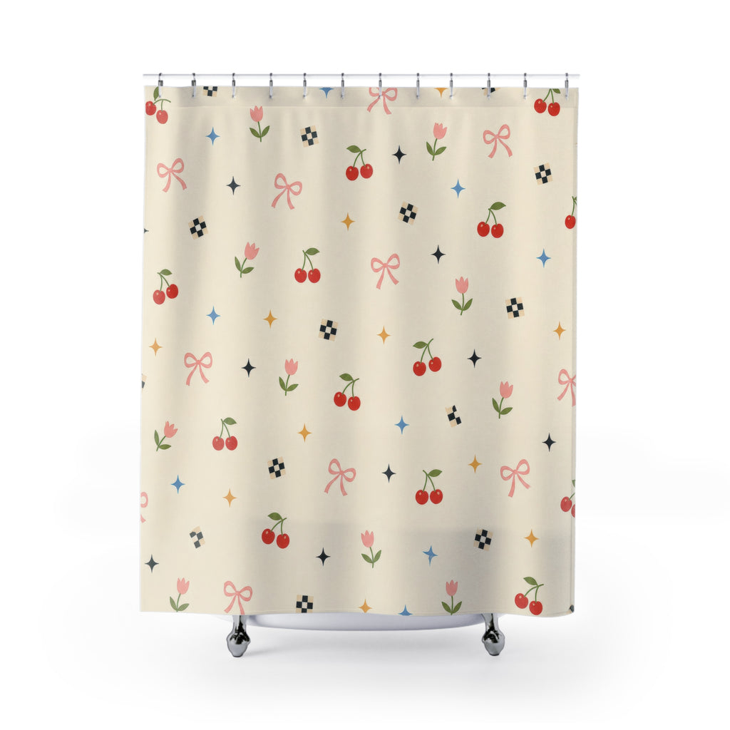Fruit Cherry Shower Curtain