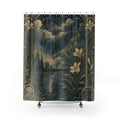 Floral Rain Panel Print Shower Curtain