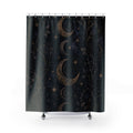 Gothic Crescent Moon Shower Curtain