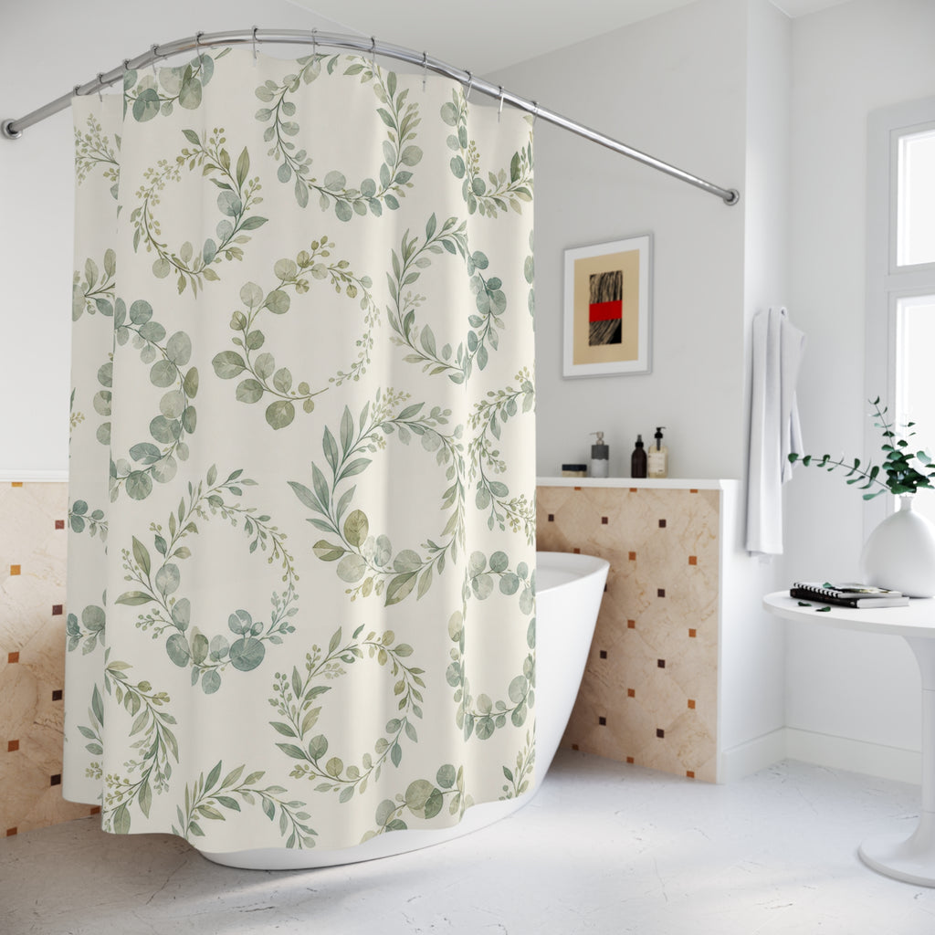 Eucalyptus Wreath Shower Curtain