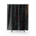 Dark Red Rose Vine Shower Curtain