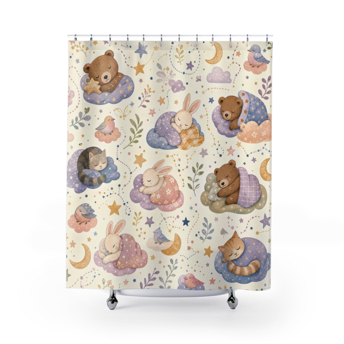 Kids Teddy Bear Shower Curtain