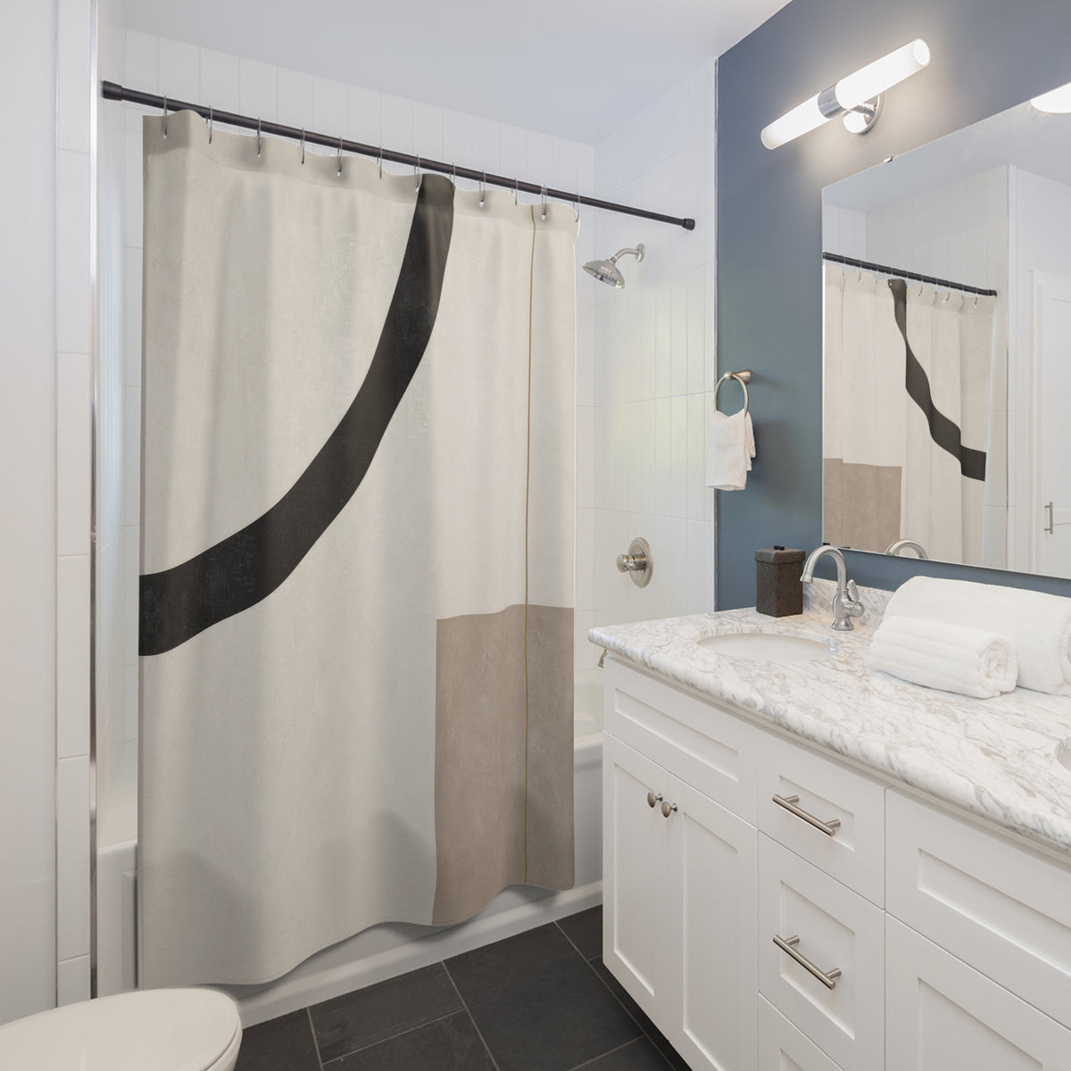 Minimalist Shower Curtain