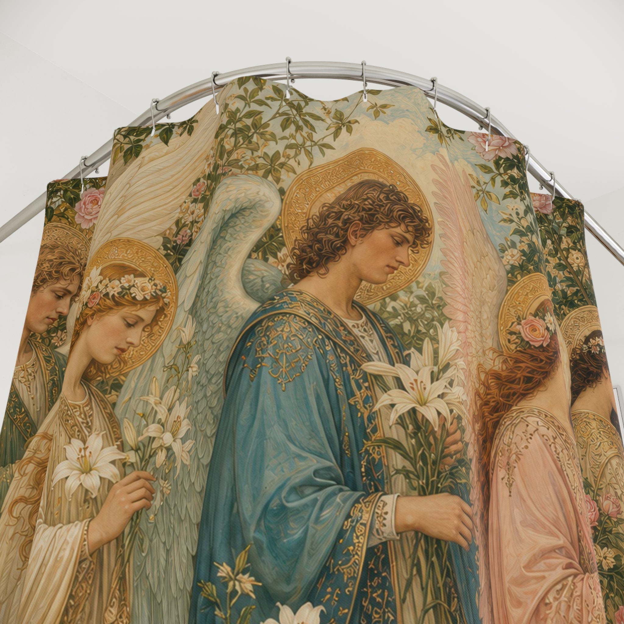 Garden Angel Shower Curtain