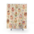 Cupcake Bakery Cute Shower Curtain