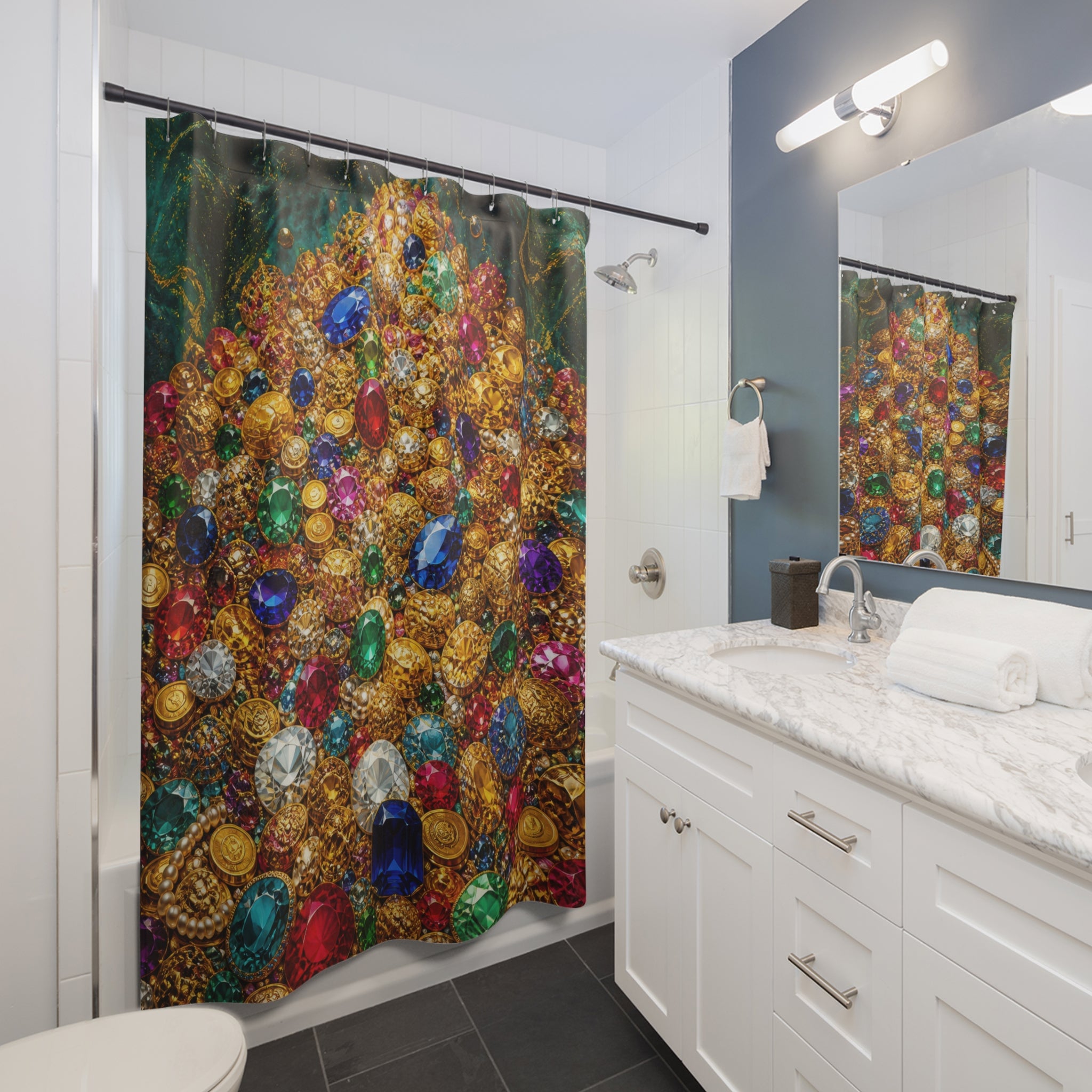 Unique Treasure Shower Curtain