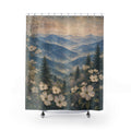 Fresco Dogwood Blue Mountains Shower Curtain