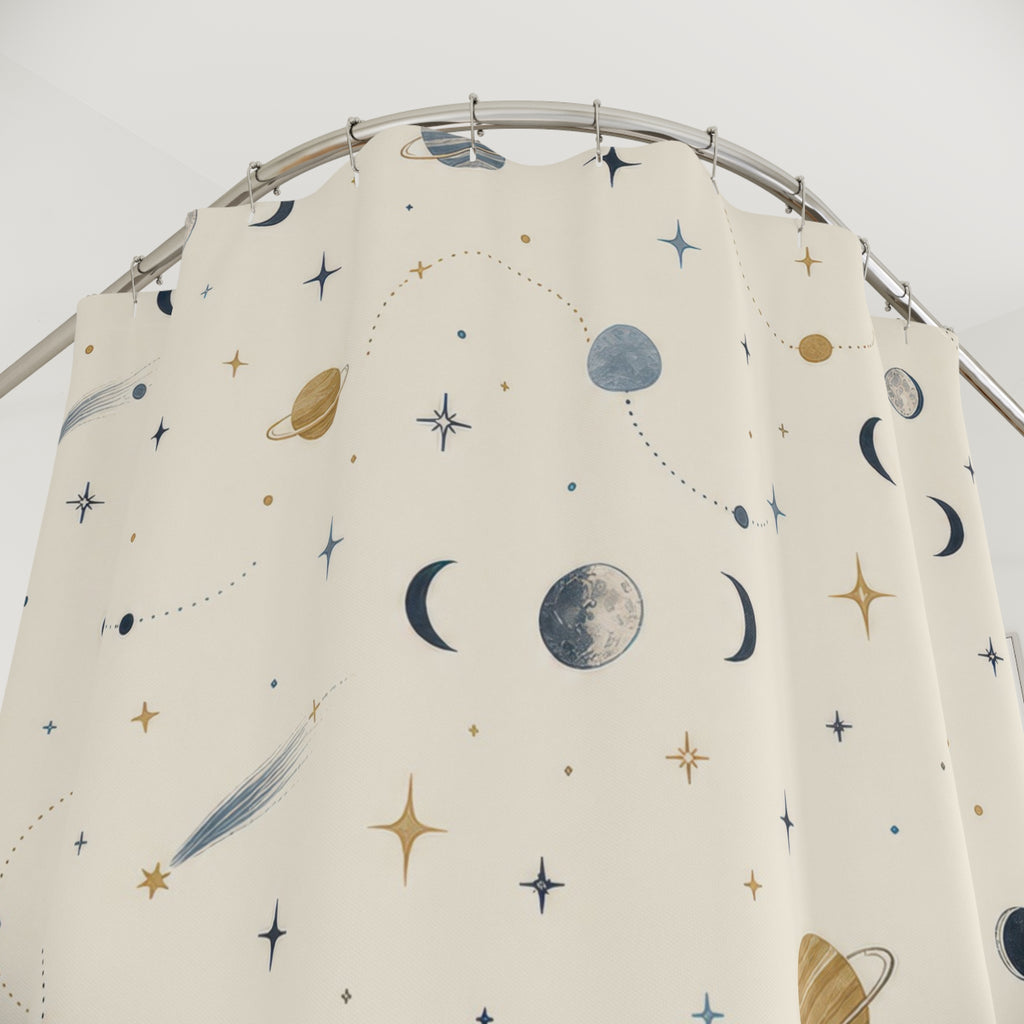 Celestial Moon Shower Curtain: Celestial Shower Curtain