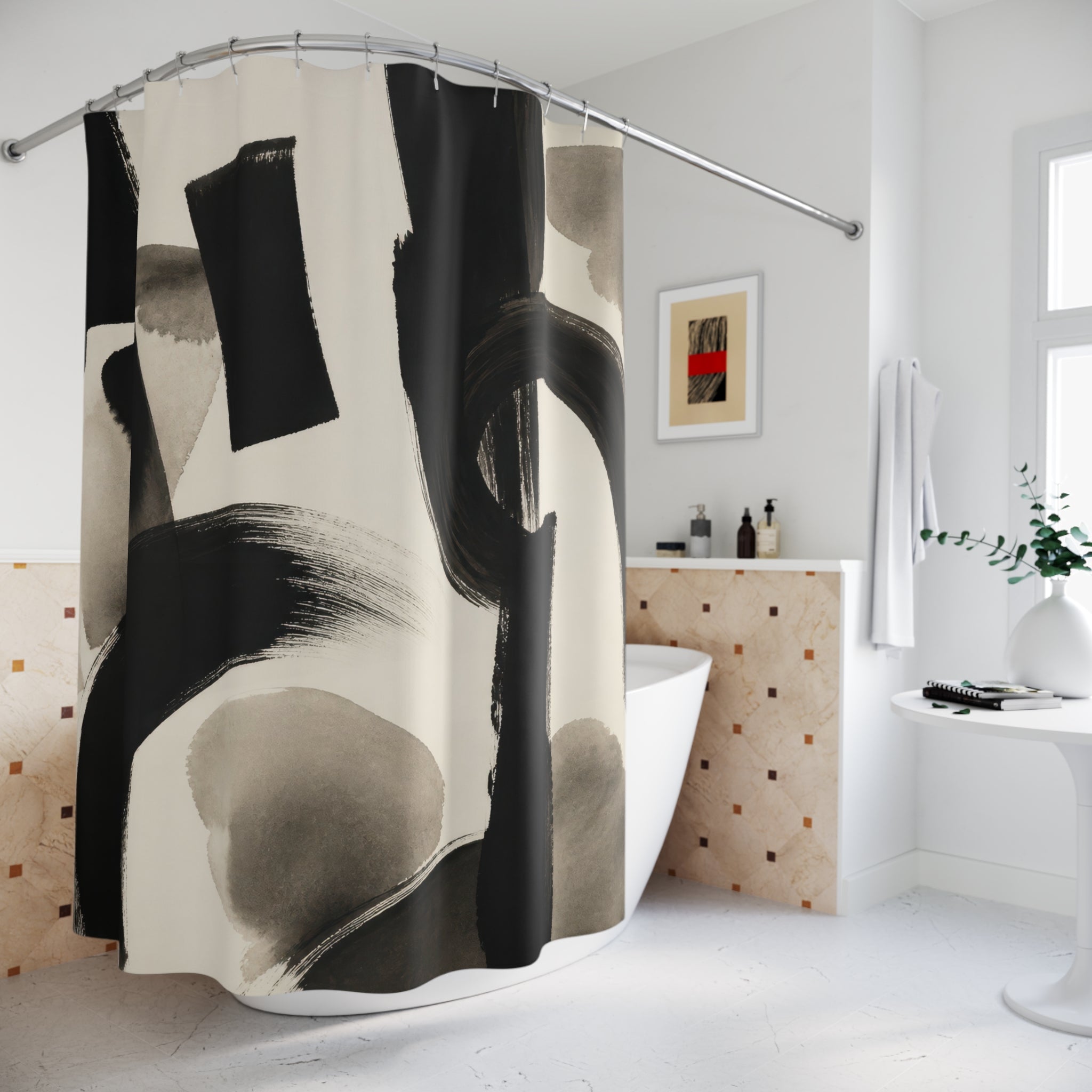 Ink Art Shower Curtain