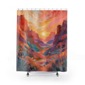 Desert Canyon Dawn Shower Curtain