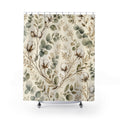 Eucalyptus Green Leaf Shower Curtain