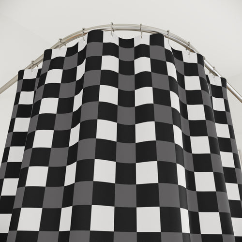 Black & White Buffalo Check Shower Curtain – Farmhouse