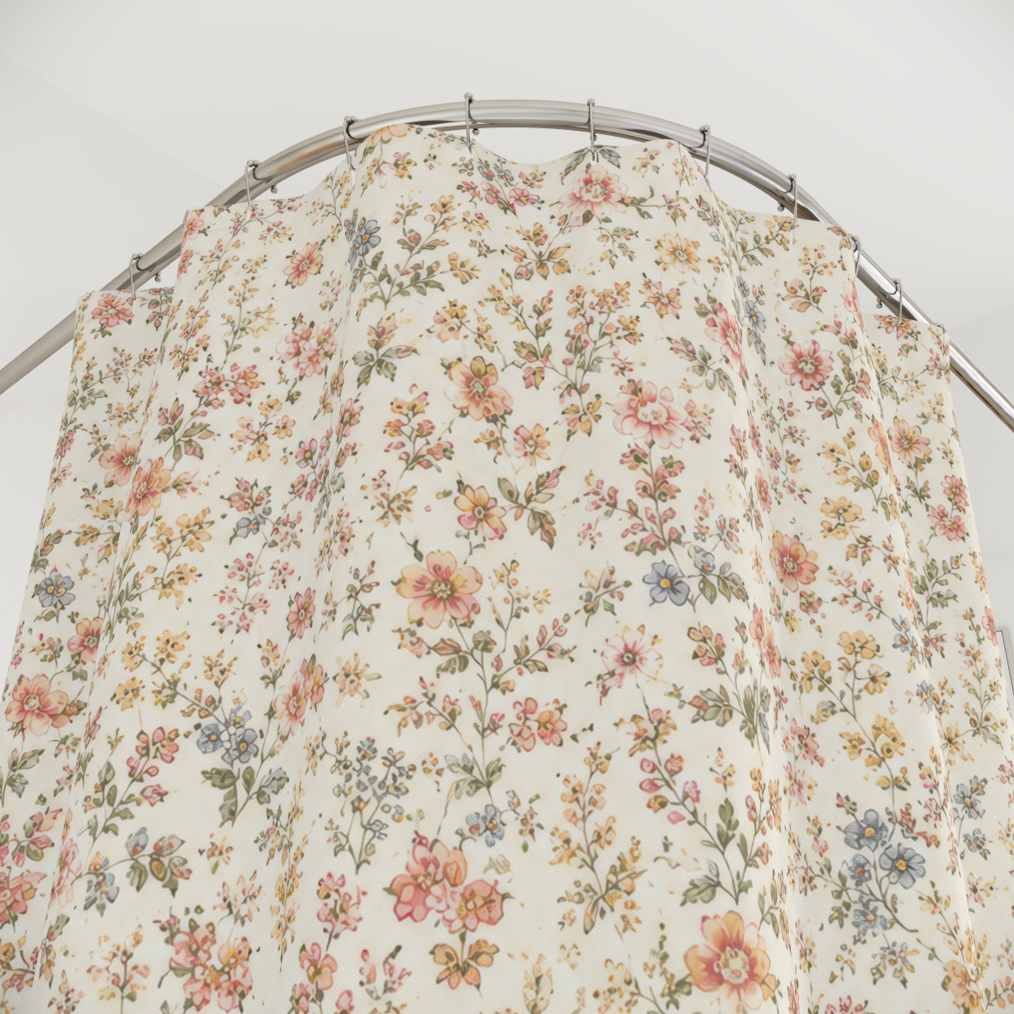 Ditsy Floral Shower Curtain: Vintage Flower