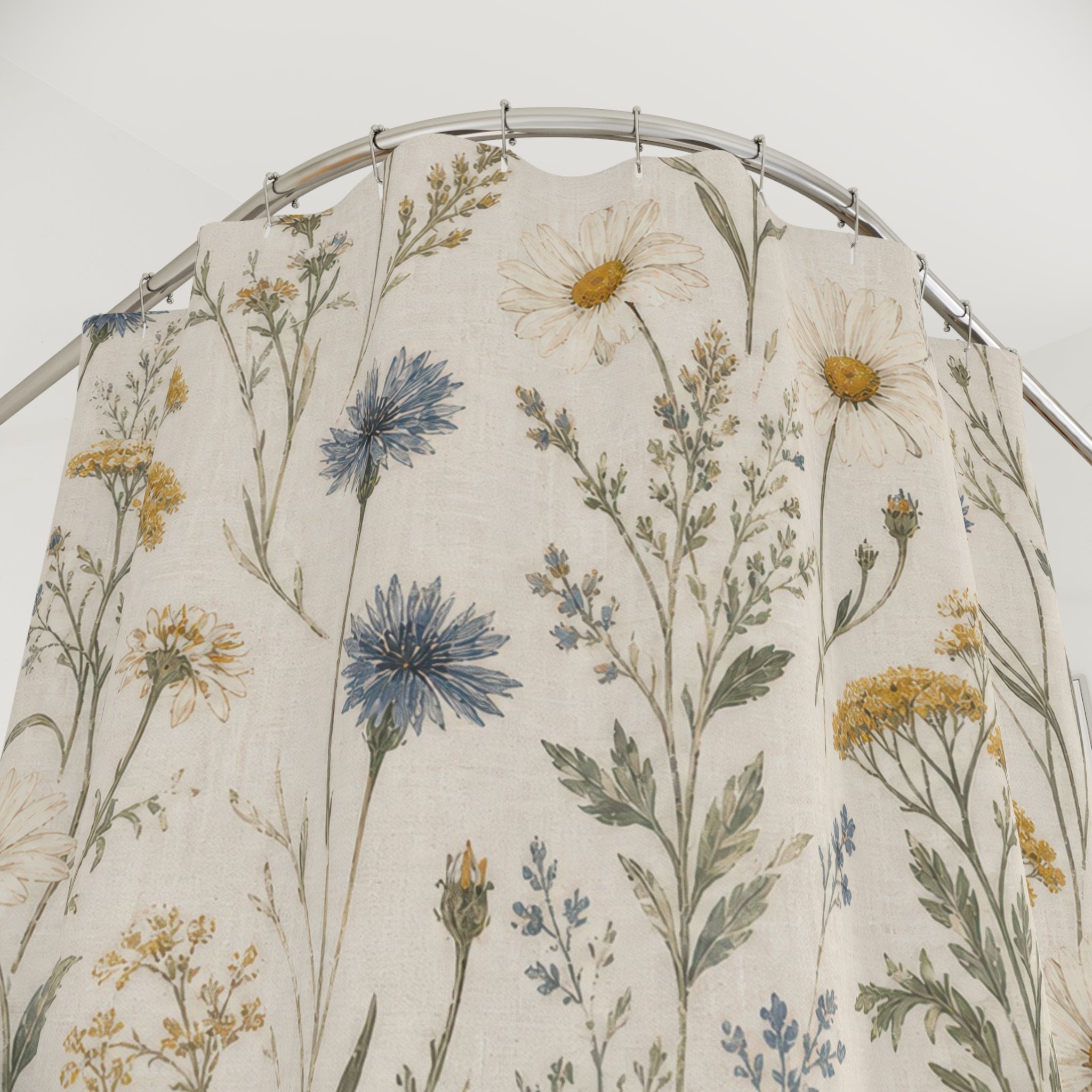 Rustic Wildflower Shower Curtain