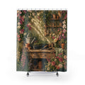Sunlit Gardener Potting Bench Shower Curtain