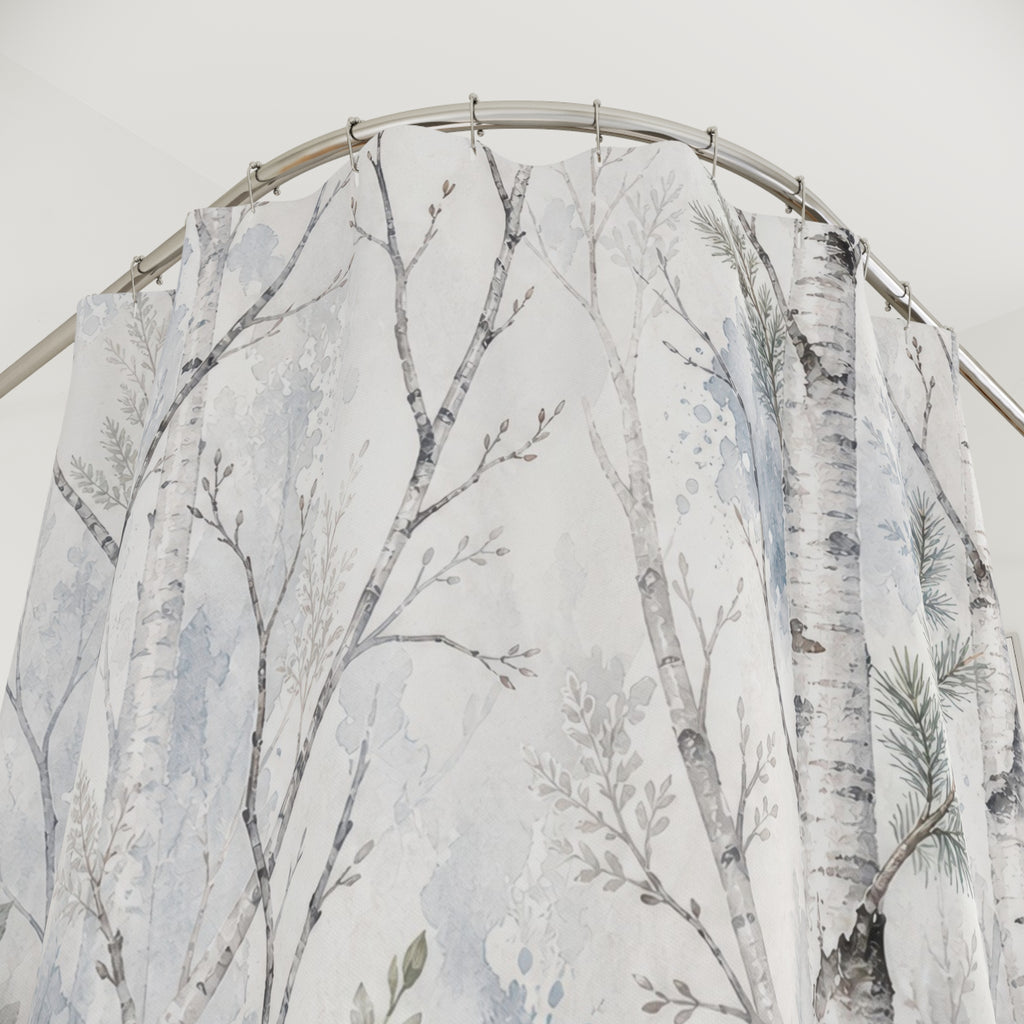 Winter Forest Shower Curtain