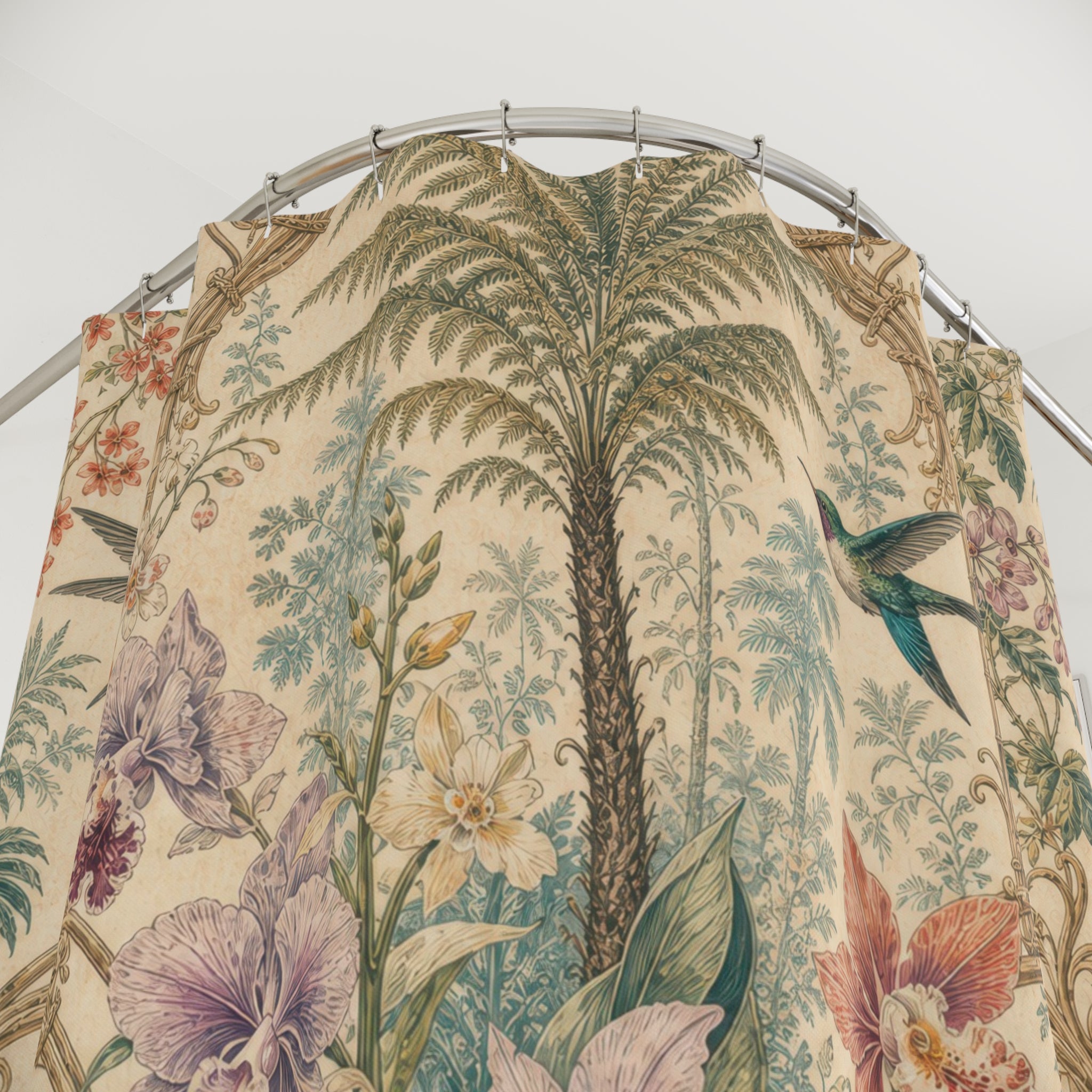 Chinoiserie Palm Shower Curtain
